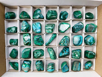 Polished Malacolla Free Forms x 35 From Kalukundi Mine, Congo