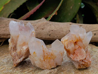 Natural Mixed Malagasy Quartz Clusters x 13 From Madagascar