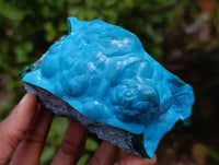 Natural Malachite Malacolla Botryoidal Chrysocolla Specimens x 4 From Kulukuluku, Congo