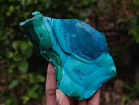 Natural Malachite Malacolla Botryoidal Chrysocolla Specimens x 4 From Kulukuluku, Congo