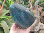Polished Fuchsite Quartz Standing Free Form x 1 From Andakatany, Madagascar - Toprock Gemstones and Minerals 