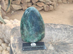 Polished Fuchsite Quartz Standing Free Form x 1 From Andakatany, Madagascar - Toprock Gemstones and Minerals 