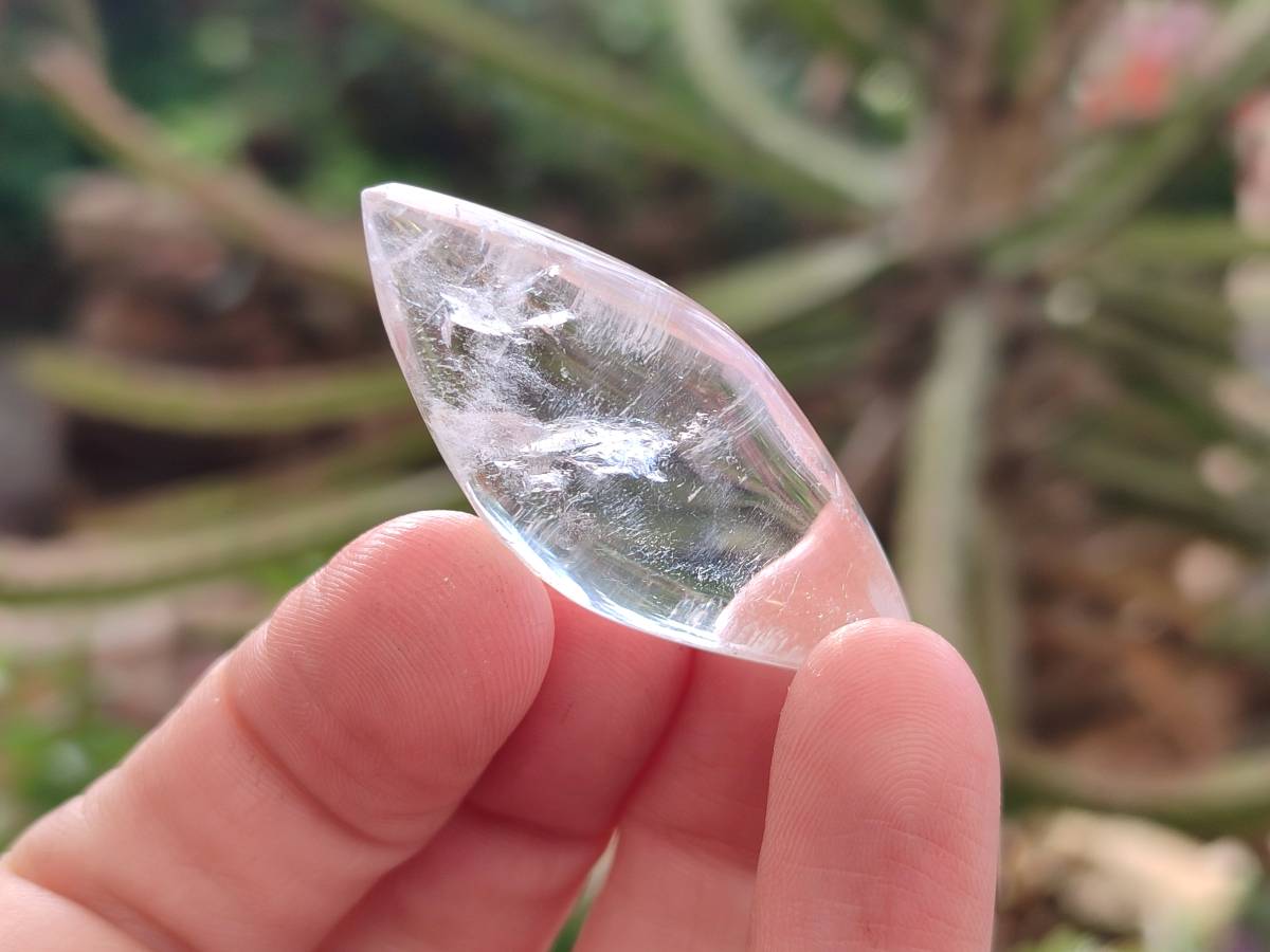 Polished Clear Quartz Crystal, Angel Tears x 35 From Madagascar - Toprock Gemstones and Minerals 
