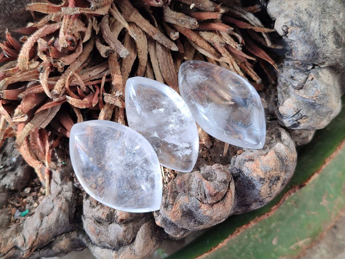 Polished Clear Quartz Crystal, Angel Tears x 35 From Madagascar - Toprock Gemstones and Minerals 