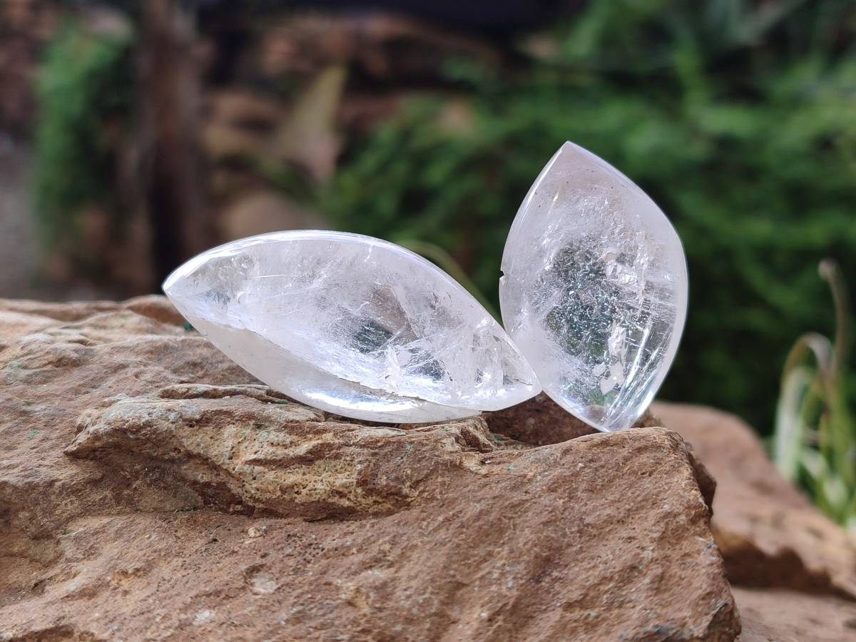 Polished Clear Quartz Crystal, Angel Tears x 35 From Madagascar - Toprock Gemstones and Minerals 