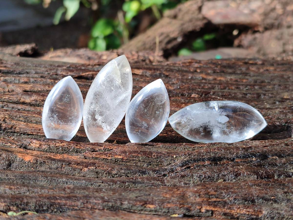 Polished Clear Quartz Crystal, Angel Tears x 35 From Madagascar - Toprock Gemstones and Minerals 