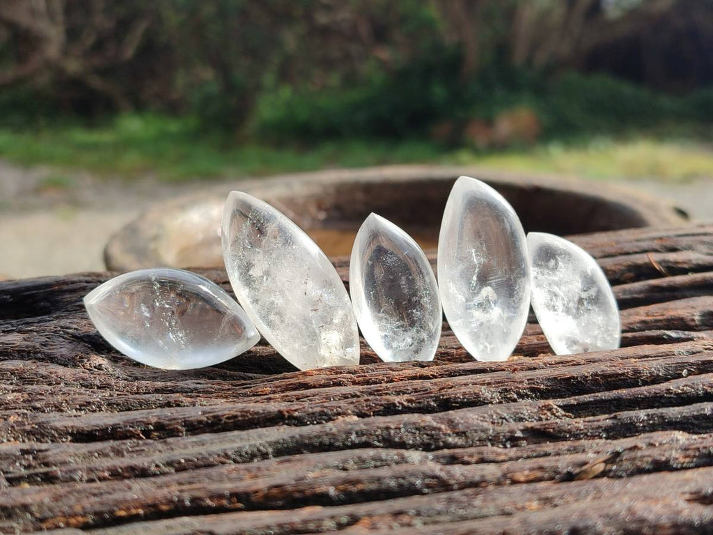 Polished Clear Quartz Crystal, Angel Tears x 35 From Madagascar - Toprock Gemstones and Minerals 