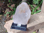 Polished Large Clear Window Quartz Crystal x 1 From Akansobe, Madagascar - Toprock Gemstones and Minerals 