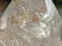 Polished Large Clear Window Quartz Crystal x 1 From Akansobe, Madagascar