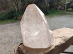 Polished Large Clear Window Quartz Crystal x 1 From Akansobe, Madagascar - Toprock Gemstones and Minerals 
