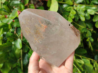 Polished Large Clear Window Quartz Crystal x 1 From Akansobe, Madagascar