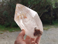 Polished Large Clear Window Quartz Crystal x 1 From Akansobe, Madagascar