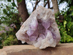 Natural Jacaranda Amethyst Quartz Cluster x 1 From Mumbwa, Zambia - Toprock Gemstones and Minerals 