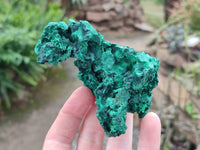 Natural Silky Malachite Specimens x 6 From Kasompe, Congo