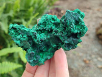 Natural Silky Malachite Specimens x 6 From Kasompe, Congo