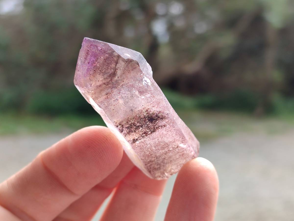 Natural Window Amethyst Crystals x 20 From Chiredzi, Zimbabwe - Toprock Gemstones and Minerals 
