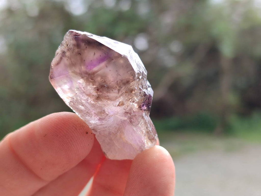 Natural Window Amethyst Crystals x 20 From Chiredzi, Zimbabwe - Toprock Gemstones and Minerals 
