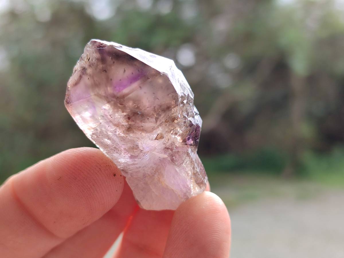 Natural Window Amethyst Crystals x 20 From Chiredzi, Zimbabwe - Toprock Gemstones and Minerals 