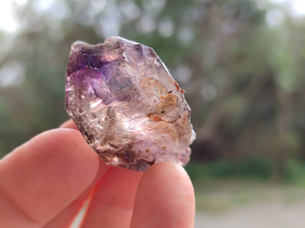 Natural Window Amethyst Crystals x 20 From Chiredzi, Zimbabwe - Toprock Gemstones and Minerals 