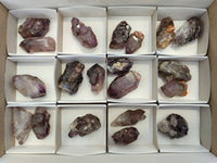 Natural Window Amethyst Crystals x 20 From Chiredzi, Zimbabwe
