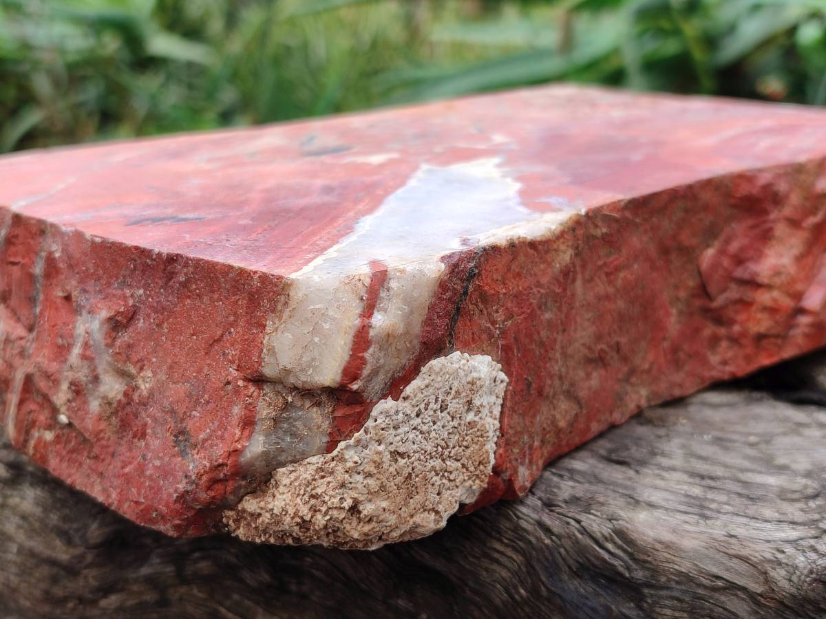 Natural Red Jasper Specimens x 2 From Northern Cape, South Africa - Toprock Gemstones and Minerals 