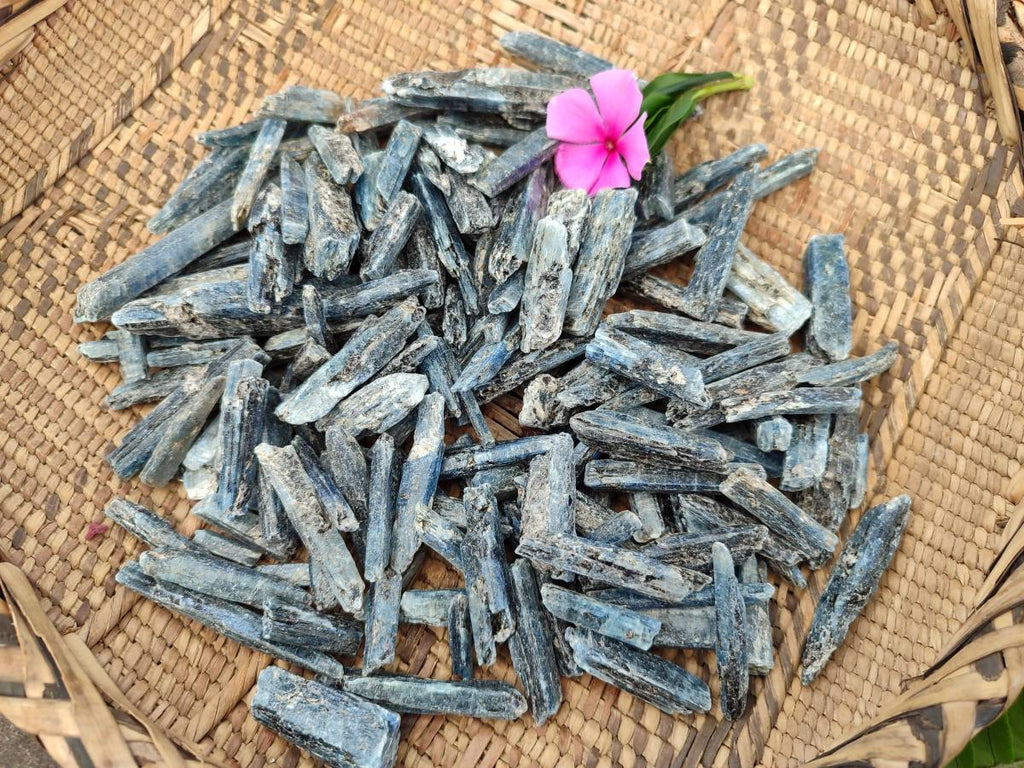 Natural Kyanite Crystals x 2 Kg Lot From Karoi, Zimbabwe - Toprock Gemstones and Minerals 