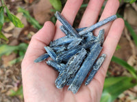 Natural Kyanite Crystals x 2 Kg Lot From Karoi, Zimbabwe