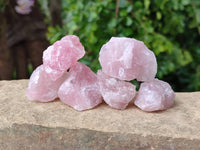 Natural Cobbed Rose Quartz Specimens x 3 Kg Lot From Northern Cape, South Africa