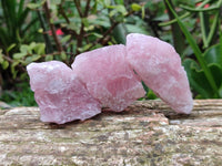Natural Cobbed Rose Quartz Specimens x 3 Kg Lot From Northern Cape, South Africa