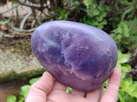 Polished Lepidolite Free Forms x 4 From Zimbabwe