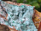 Natural Drusy Coated Chrysocolla Specimens x 6 From Lupoto Mine, Congo - Toprock Gemstones and Minerals 