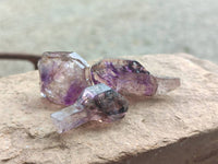 Natural Window Amethyst Crystals x 35 From Chiredzi, Zimbabwe