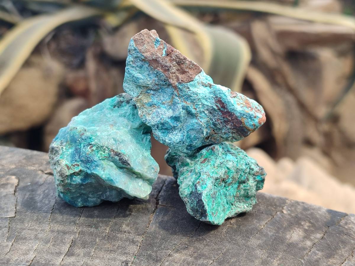 Natural Shattuckite, Chrysocolla with Malachite Specimens x 3.19Kg Lot From Koakoveld, Namibia - Toprock Gemstones and Minerals 