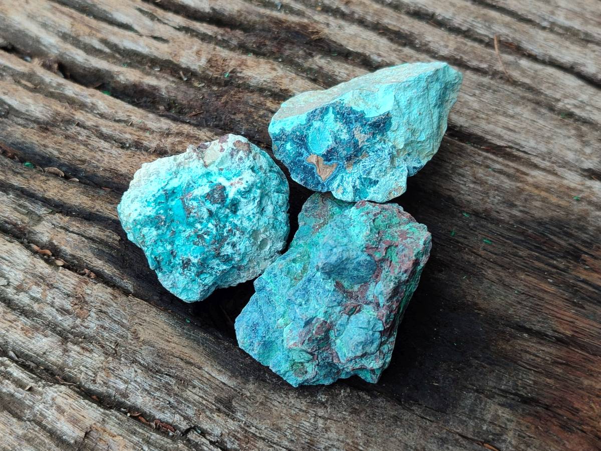 Natural Shattuckite, Chrysocolla with Malachite Specimens x 3.19Kg Lot From Koakoveld, Namibia - Toprock Gemstones and Minerals 