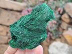 Natural Silky Malachite Specimens x 6 From Kasompe, Congo - Toprock Gemstones and Minerals 