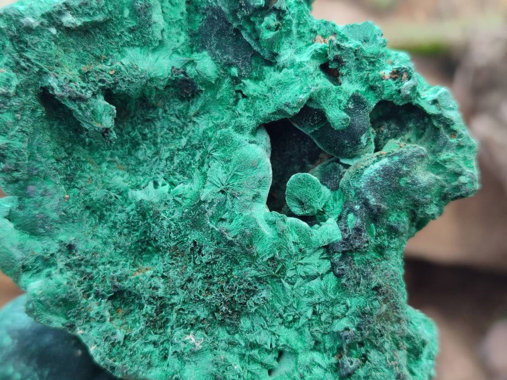 Natural Silky Malachite Specimens x 6 From Kasompe, Congo - Toprock Gemstones and Minerals 