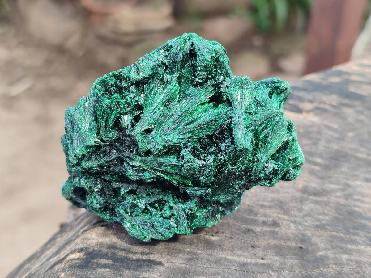 Natural Silky Malachite Specimens x 6 From Kasompe, Congo - Toprock Gemstones and Minerals 