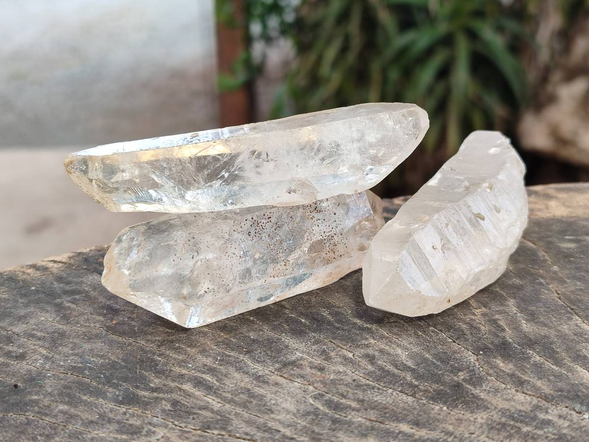 Natural Quartz Crystals x 24 From Madagascar - Toprock Gemstones and Minerals 