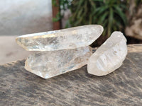 Natural Quartz Crystals x 24 From Madagascar