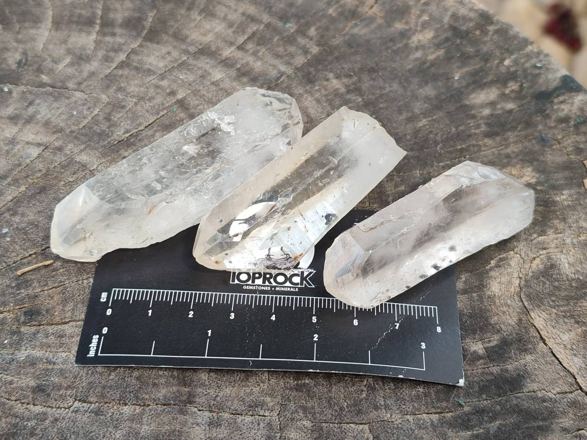 Natural Quartz Crystals x 24 From Madagascar - Toprock Gemstones and Minerals 