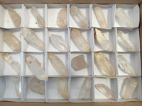 Natural Quartz Crystals x 24 From Madagascar