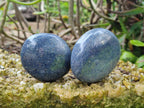 Polished Lazulite Galets x 12 From Madagascar - Toprock Gemstones and Minerals 