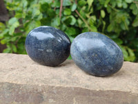 Polished Lazulite Galets x 12 From Madagascar
