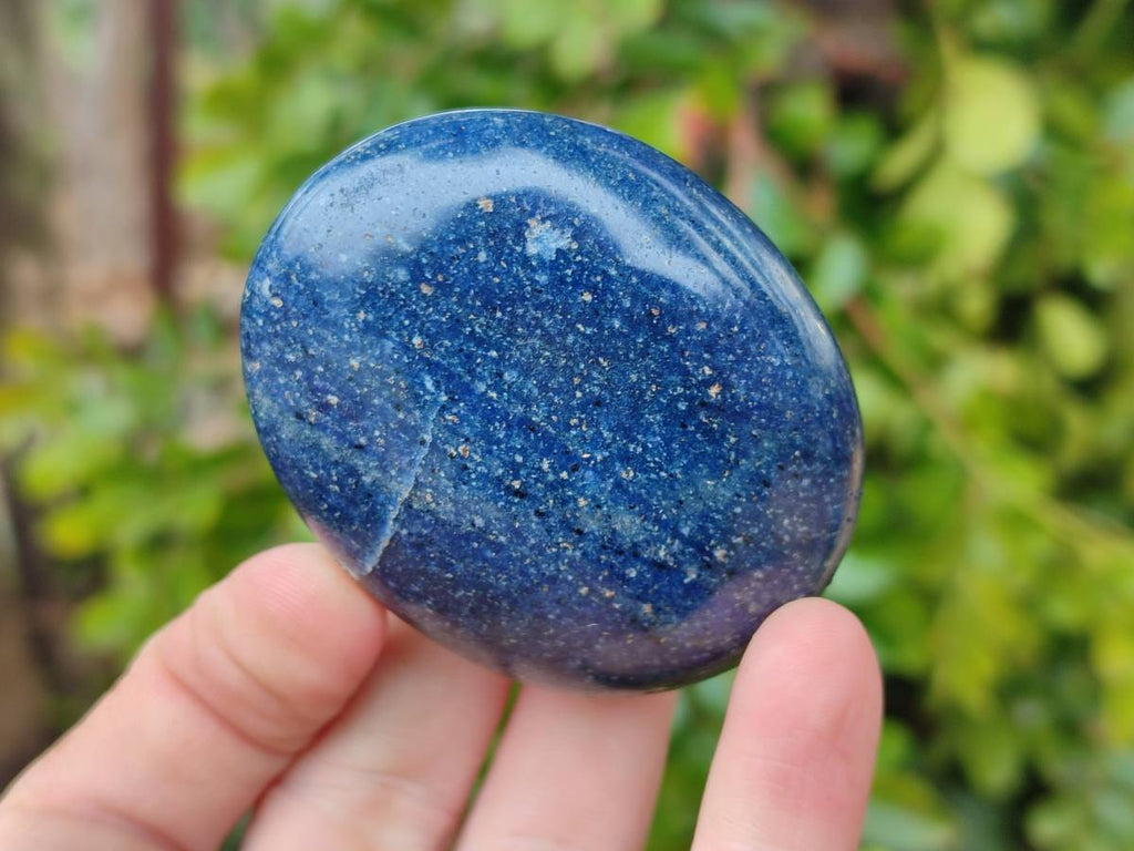 Polished Lazulite Galets x 12 From Madagascar - Toprock Gemstones and Minerals 