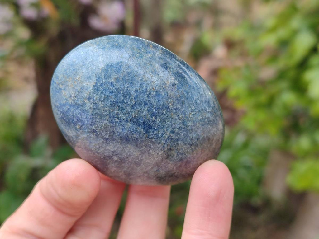 Polished Lazulite Galets x 12 From Madagascar - Toprock Gemstones and Minerals 