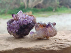 Natural Window Amethyst Crystal Conglomerates x 12 From Chiredzi, Zimbabwe - Toprock Gemstones and Minerals 