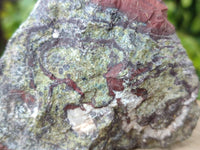 Natural Bastite Dragons Blood Stone Cobbed x 12 From Tshipise, South Africa