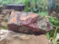 Natural Bastite Dragons Blood Stone Cobbed x 12 From Tshipise, South Africa