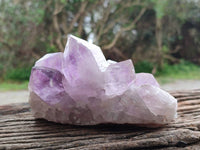 Natural Jacaranda Amethyst Quartz Crystal Clusters x 2 From Mumbwa, Zambia