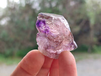 Natural Window Amethyst Crystals x 20 From Chiredzi, Zimbabwe